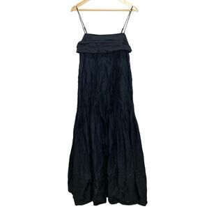 Staud Flowy Maxi Dress In Black 4 NWT